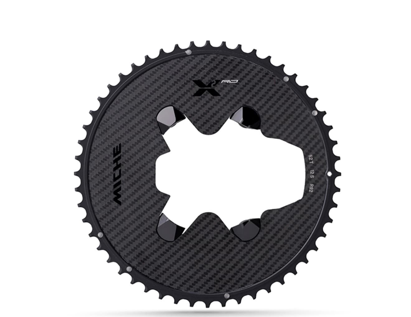 Карбоновая звезда передняя для shimano dura-ace с измерителем мощности (Miche X2 RD R92 powermeter)