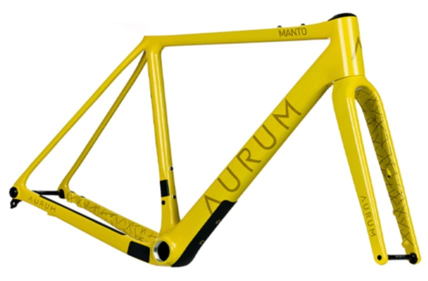 Фреймсет гравийный AURUM Manto Frameset, Yellow Castilla