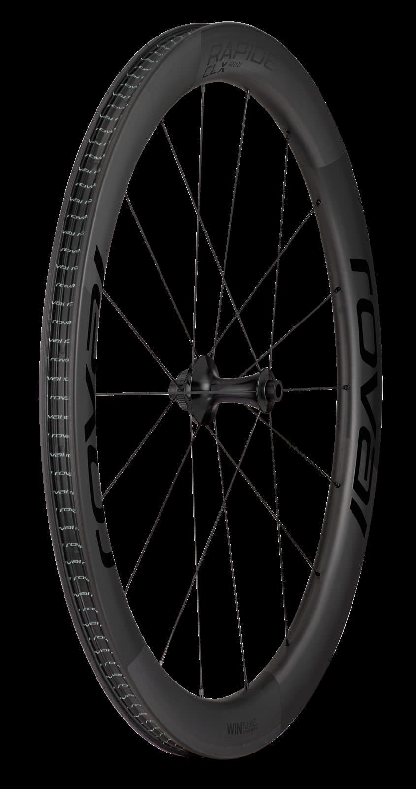Колесо переднее Roval RAPIDE CLX FRONT, Satin Carbon / Gloss Black