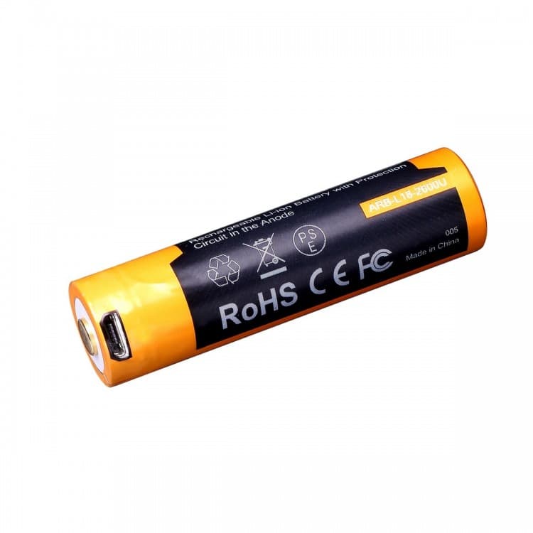 Аккумуляторная батарея для фонаря Fenix Li-ion ARB-L18-2600U - 1шт