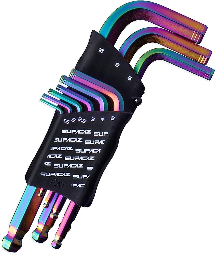 Набор шестигранников Supacaz ALLEN KEYZ, Oil Slick