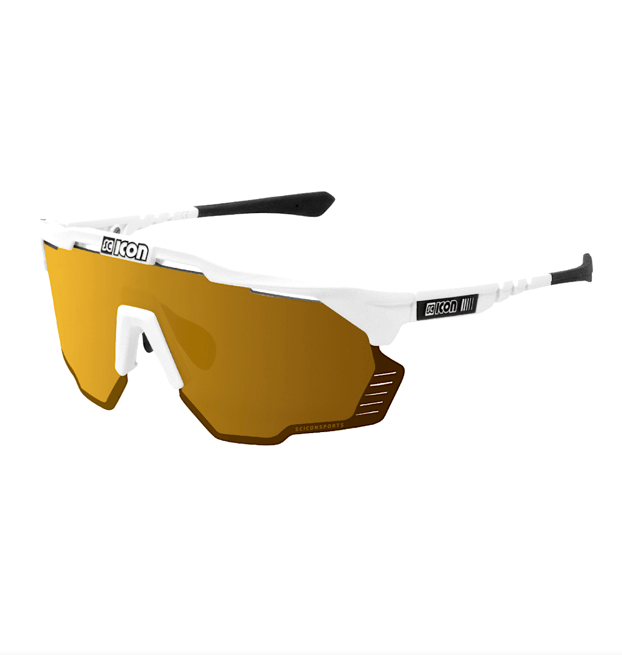 Очки Scicon AEROSHADE KUNKEN, White Gloss / Multimirror Bronze + Rain Clear