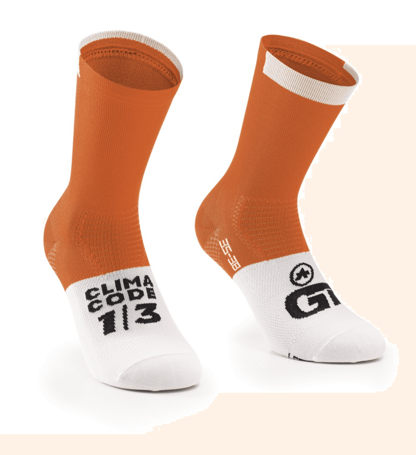 Носки ASSOS GT Socks C2, Droid Orange