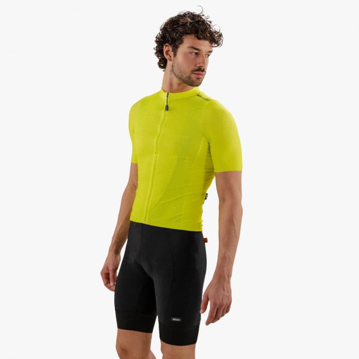 Джерси мужская Scicon MEN X-OVER 9.5 JERSEY S/S, Yellow Fluo