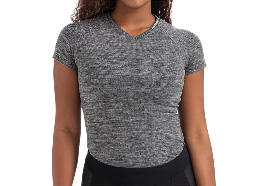Нижняя майка потник женская Specialized SEAMLESS Baselayer SS, Gray (р. XS)