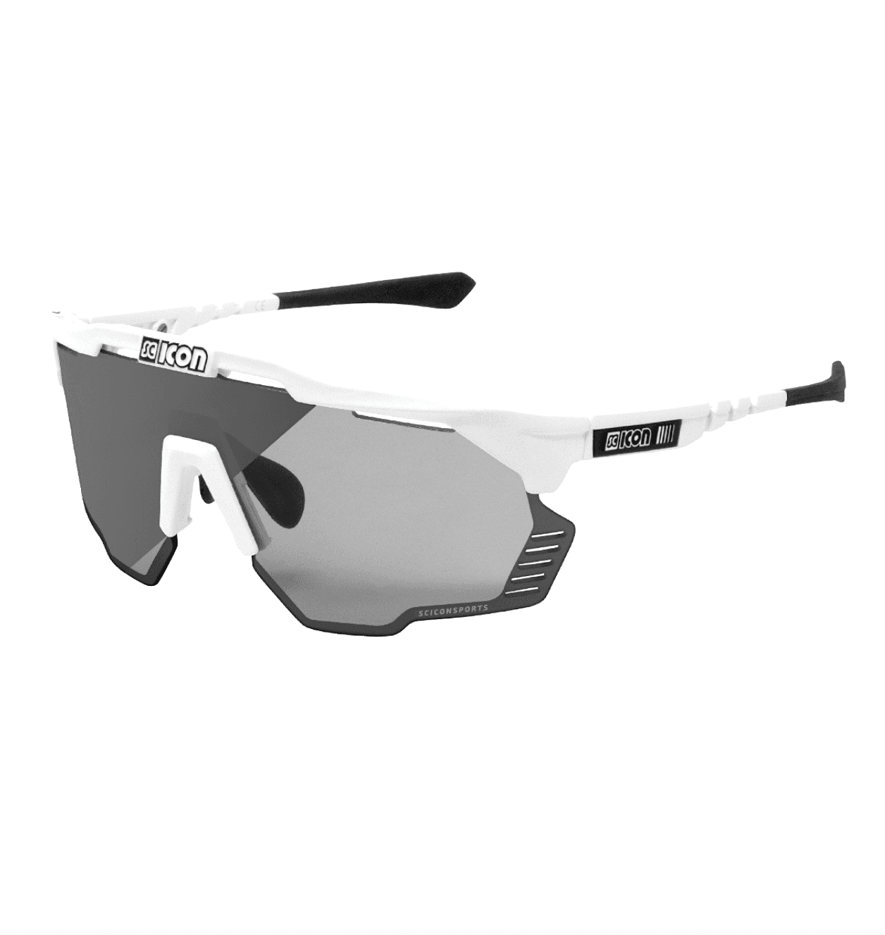 Очки Scicon AEROSHADE KUNKEN, White Gloss / Photochromic Silver