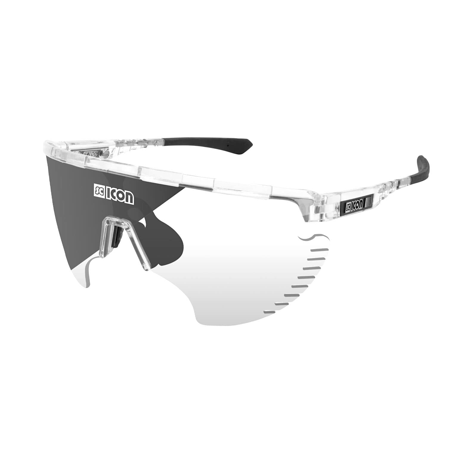 Очки Scicon AEROWING LAMON, Crystal Gloss / Photochromic Silver