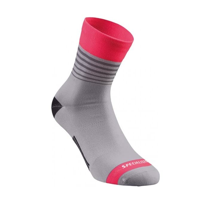 Носки Specialized RBX COMP LTGRY/ACDRED (р. XS) (33-34)