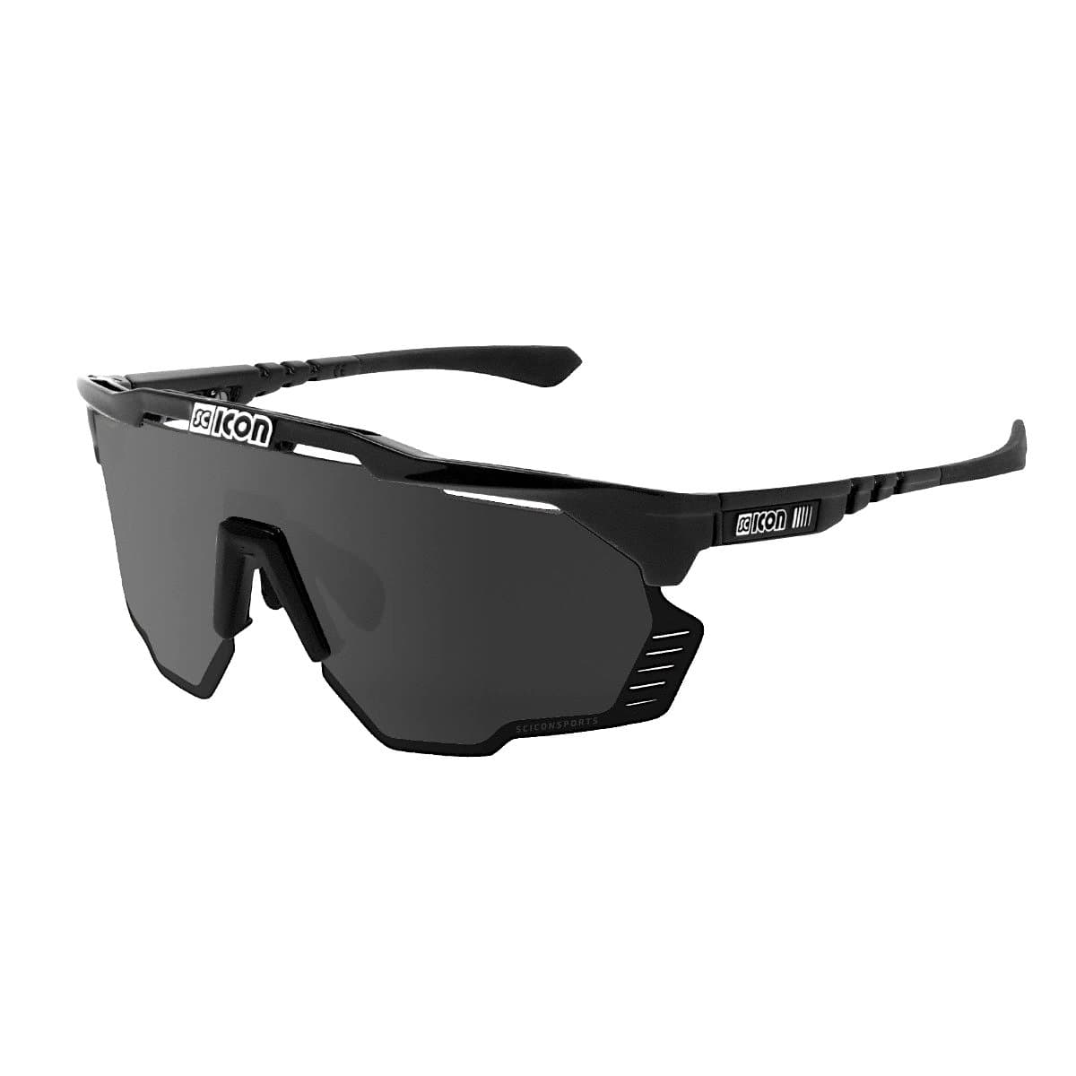 Очки Scicon AEROSHADE KUNKEN, Black Gloss / Multimirror Silver + Rain Clear