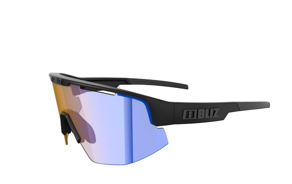 Очки BLIZ MATRIX, Matt Black / Nordic Light Orange with Blue Multi