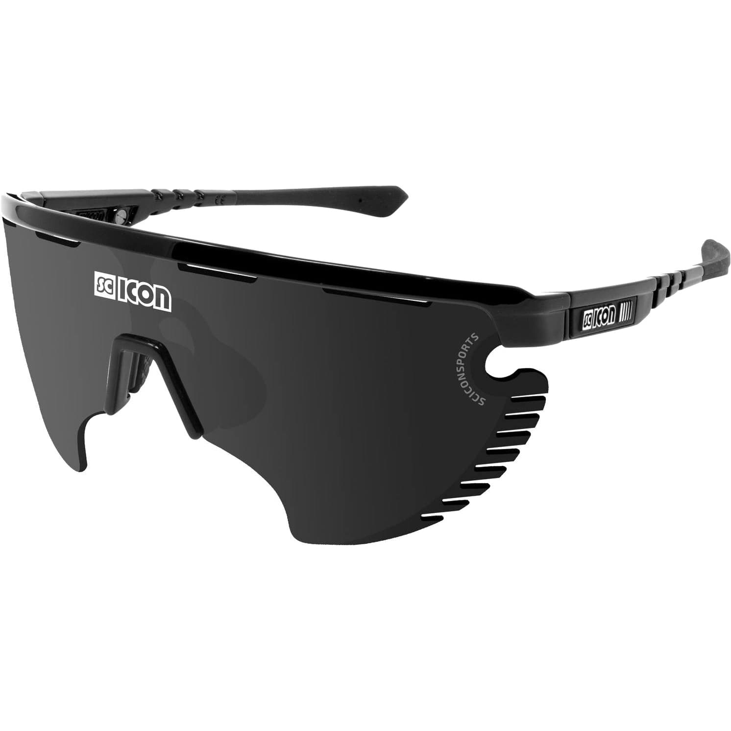 Очки Scicon AEROWING LAMON, Black Gloss / Multimirror Silver + Rain Clear