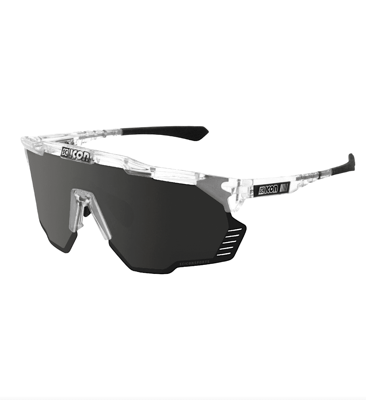 Очки Scicon AEROSHADE KUNKEN, Crystal Gloss / Multimirror Silver + Rain Clear