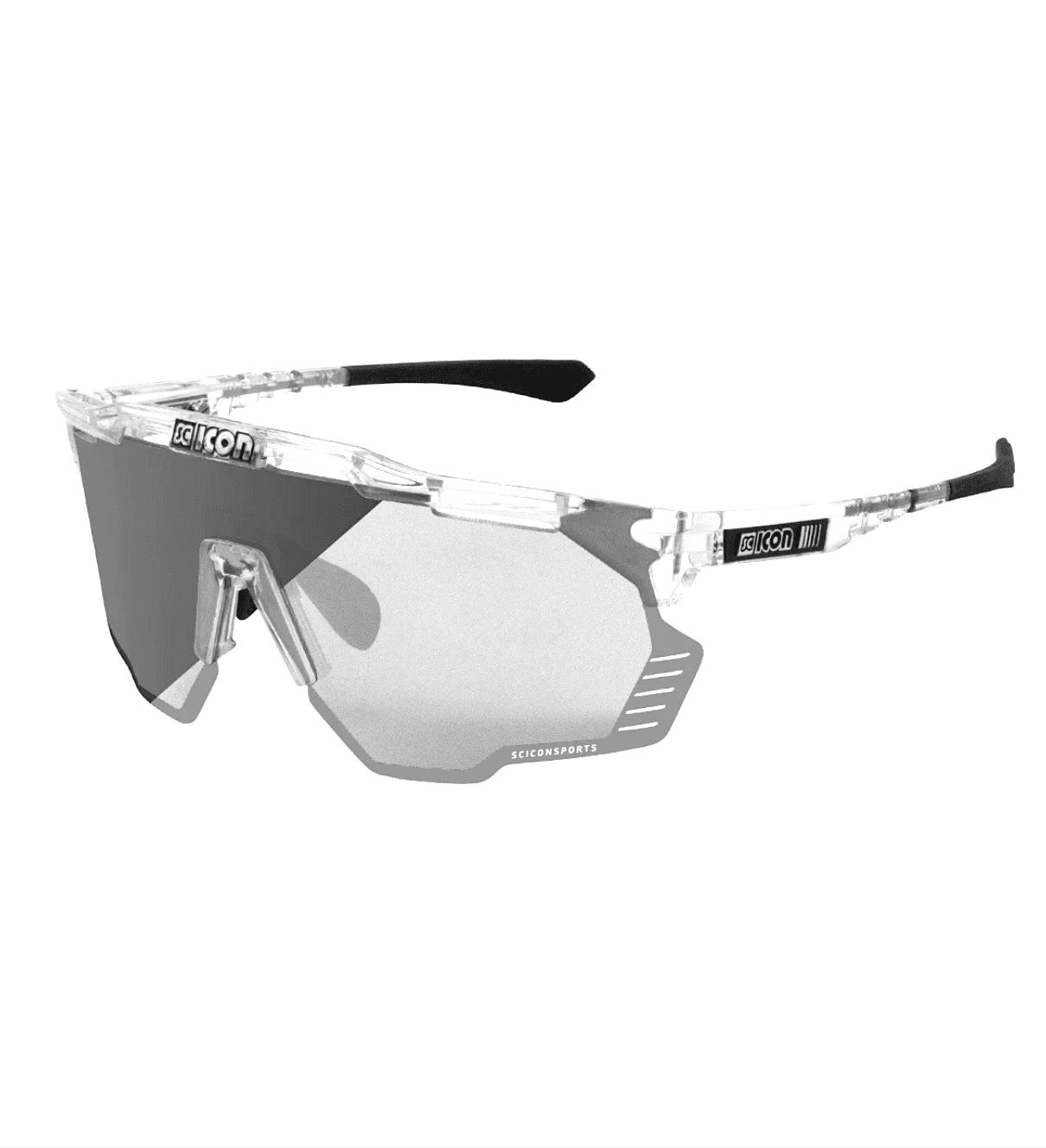 Очки Scicon AEROSHADE KUNKEN, Crystal Gloss / Photochromic Silver