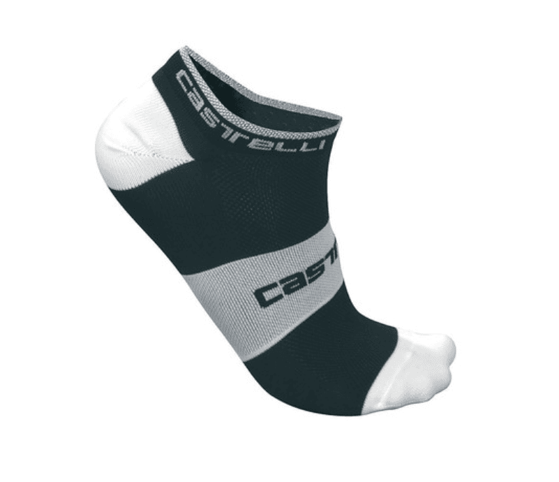 Носки Castelli LOWBOY, цв.010 black/white, р. 2XL