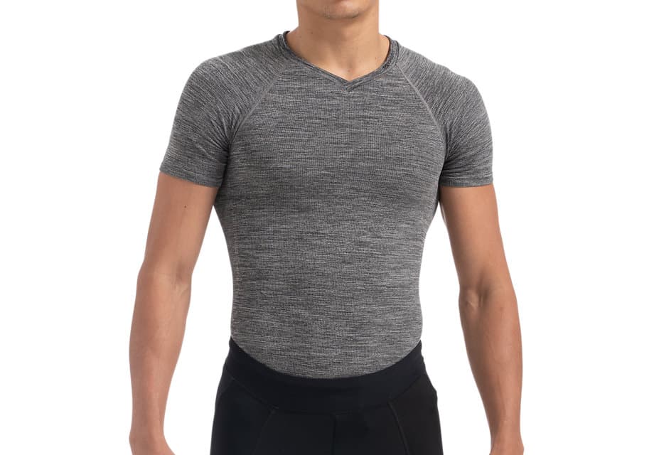 Нижняя майка потник мужская Specialized SEAMLESS Baselayer SS, Gray (р. M)