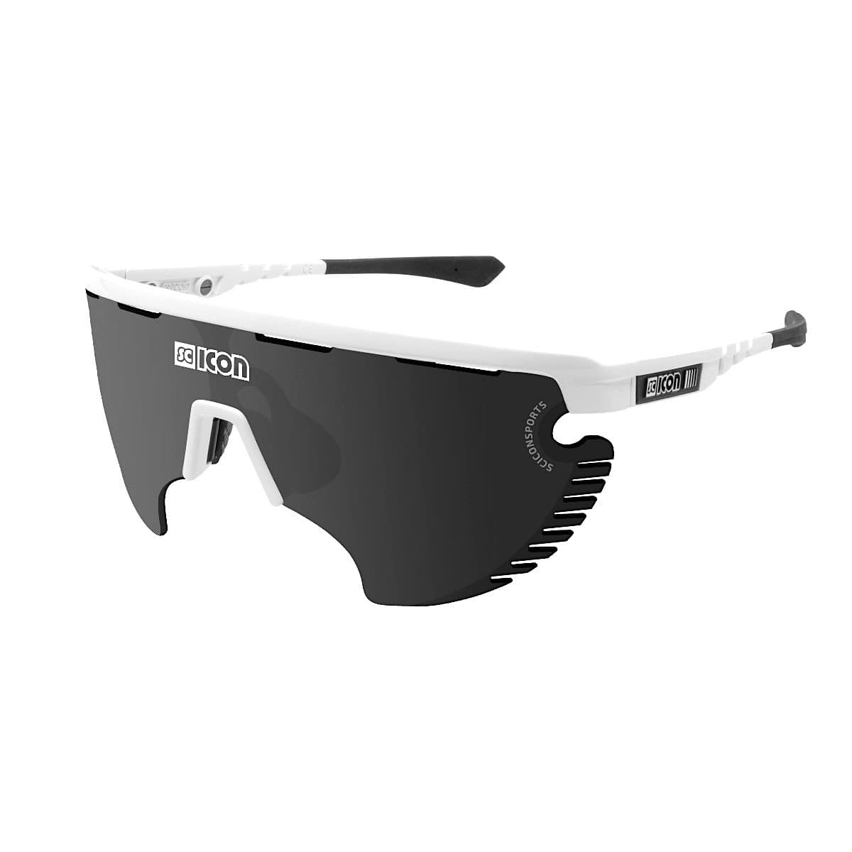 Очки Scicon AEROWING LAMON, White Gloss / Multimirror Silver + Rain Clear