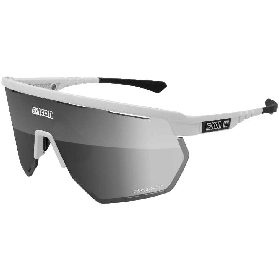 Очки Scicon AEROWING, White Gloss / Multimirror Silver + Rain Clear