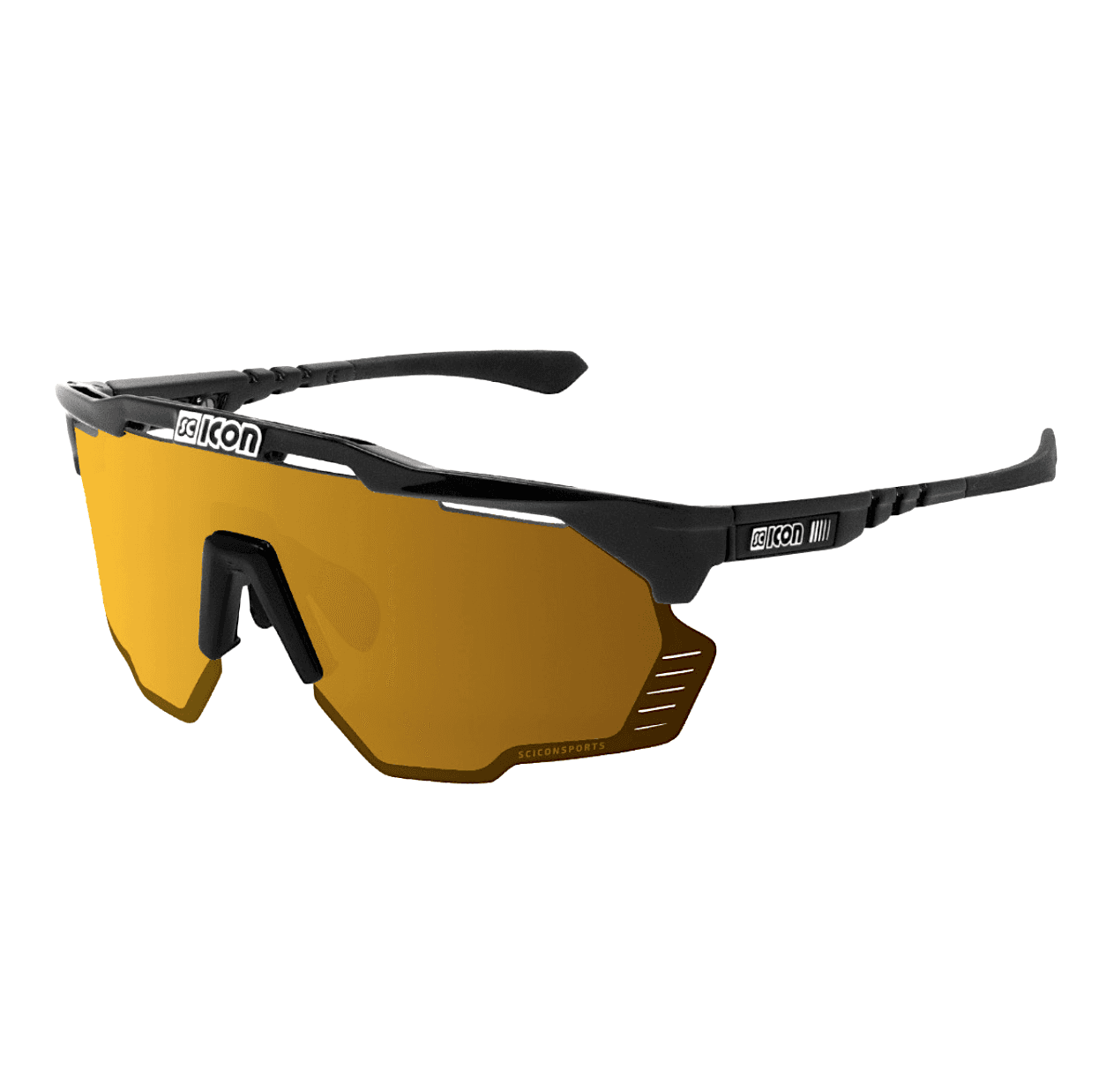 Очки Scicon AEROSHADE KUNKEN, Black Gloss / Multimirror Bronze + Rain Clear