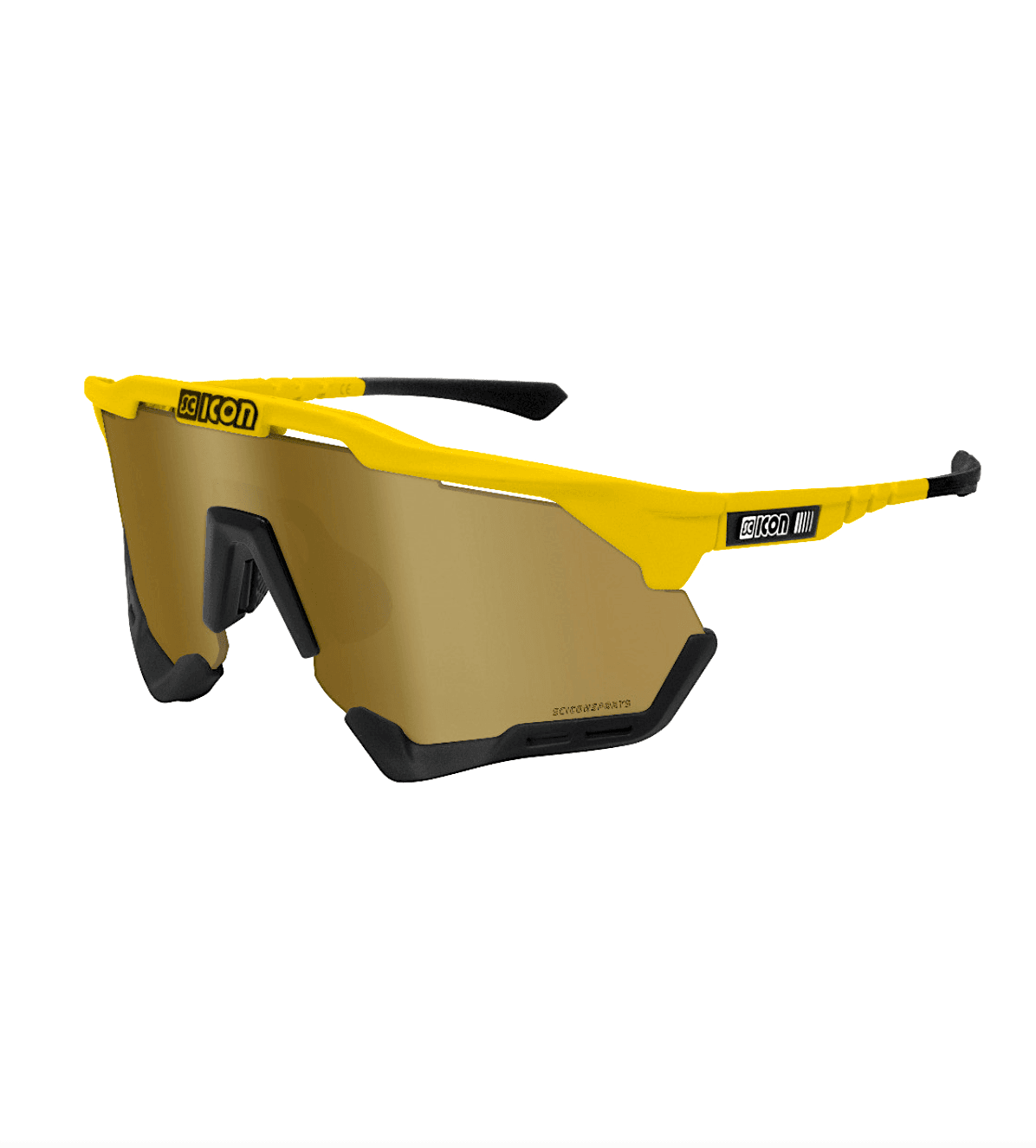Очки Scicon AEROSHADE XL, Yellow Gloss / Multimirror Bronze + Rain Clear