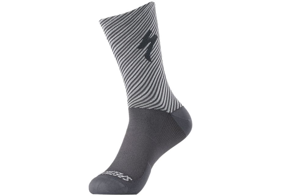Носки Specialized SOFT AIR TALL LOGO, Slate / Dove Grey Stripe (р. S)