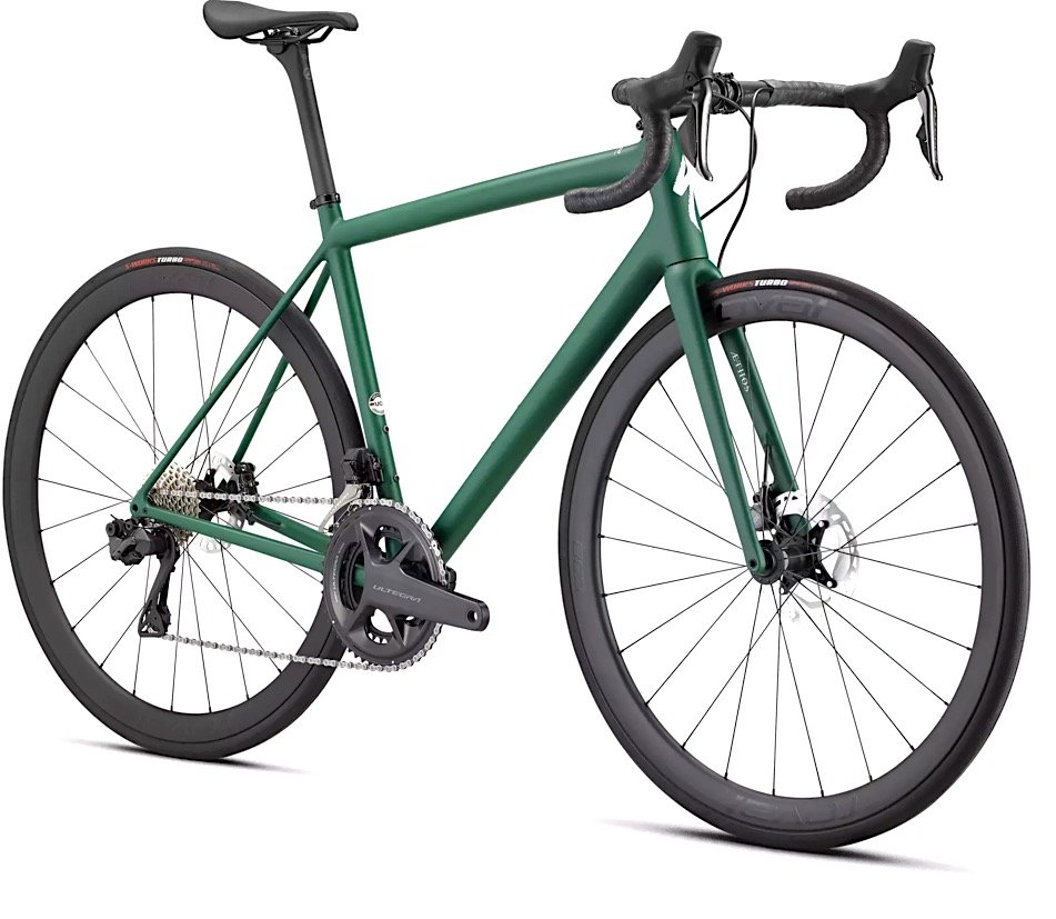 Велосипед шоссейный Specialized AETHOS EXPERT, Pine Green / White (2022)