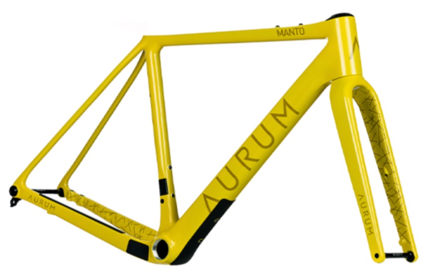Фреймсет гравийный AURUM Manto Frameset, Yellow Castilla велосипеды